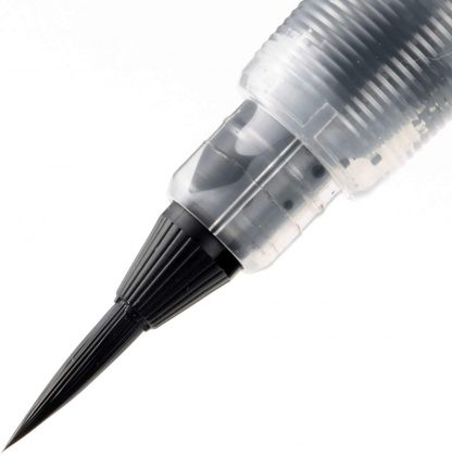 Pentel Brush pen  (Fude-pen) Black Pigment ink - Extra Fine tip - Image 2