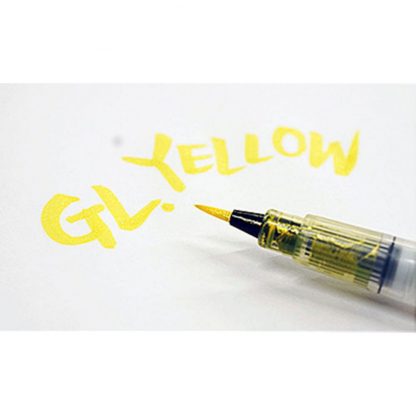 ZIG Kuretake Wink of Stella Brush Pen GL Yellow - Image 2