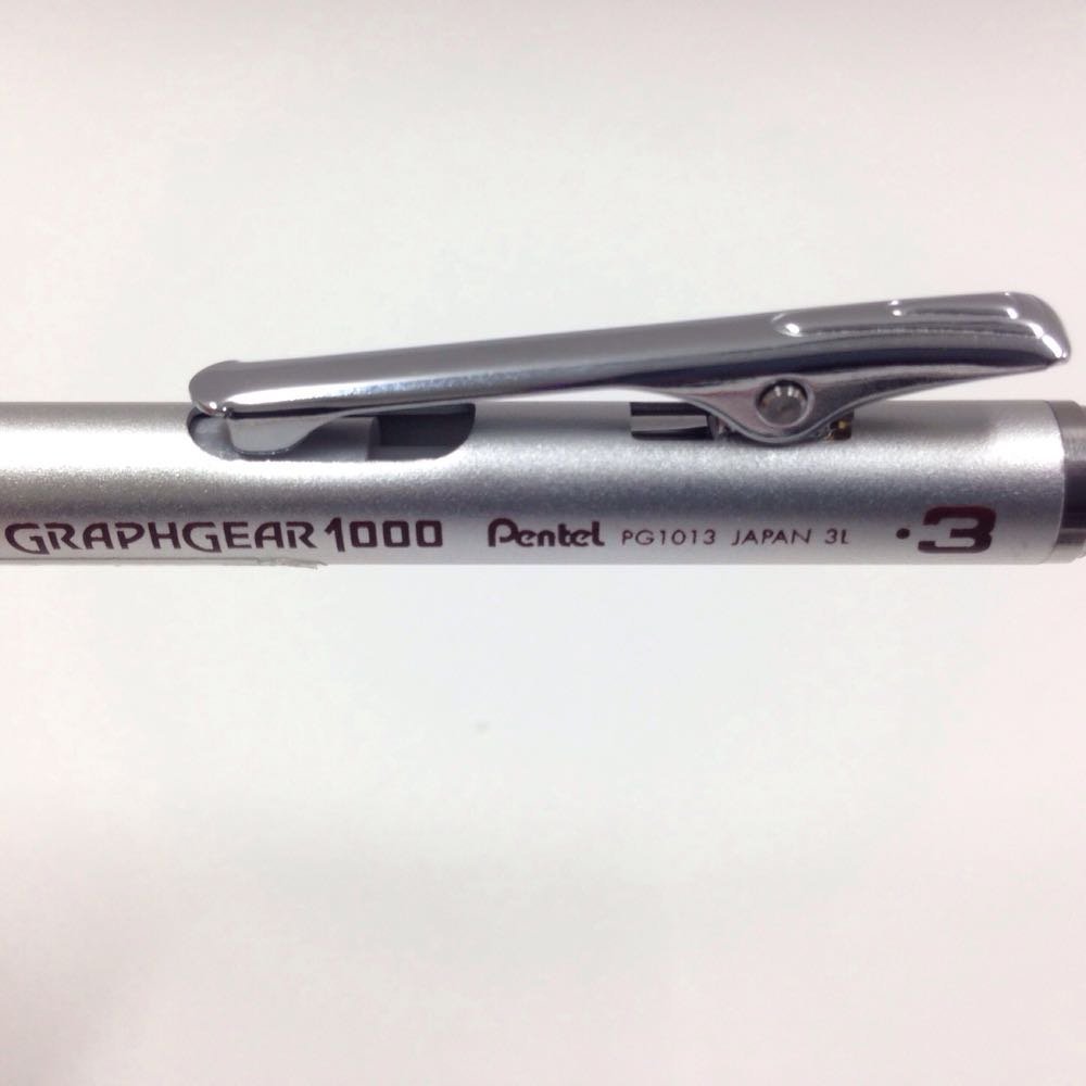 PentelGraphgear 1000 0.3 mm Mechanical Pencil Silver