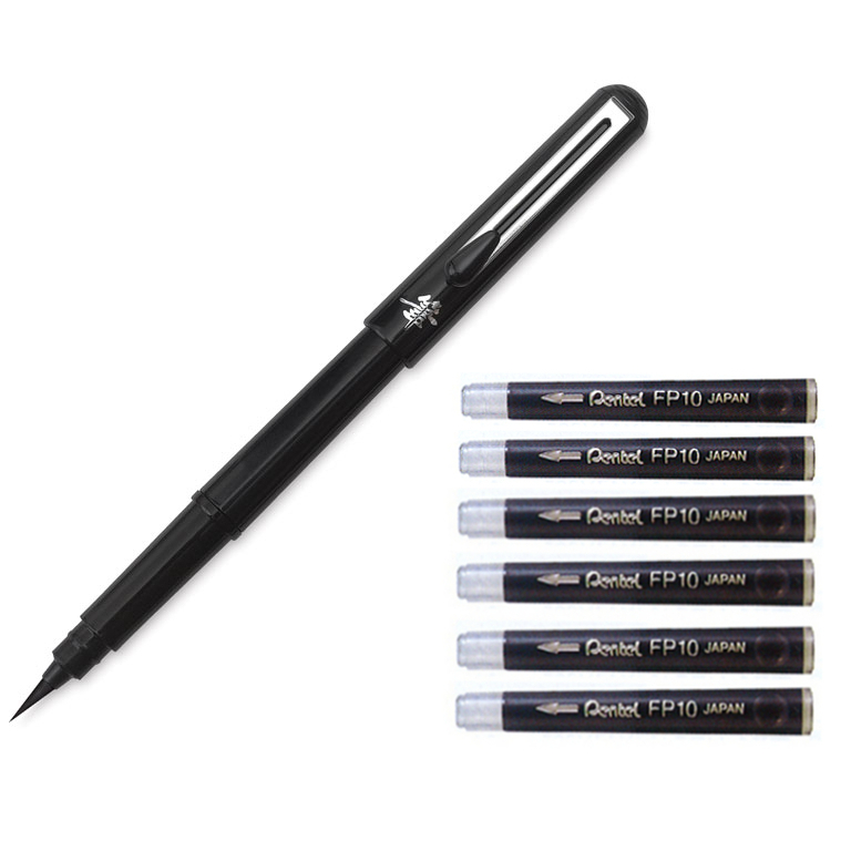 Brush Pen - Pentel - black