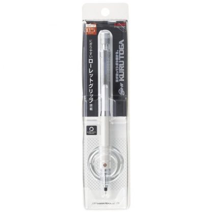Uni Kuru Toga Mechanical pencil Roulette model Silver 0.5mm - Image 3