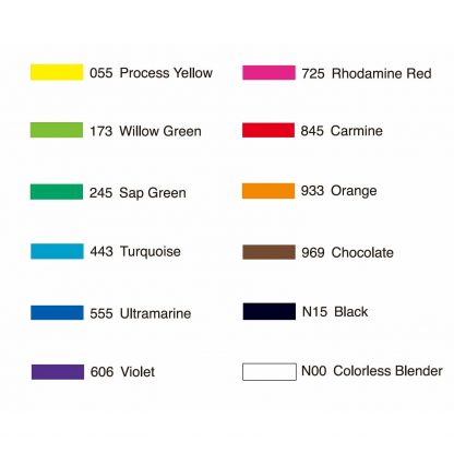 Tombow Dual Brush Pen Basic colour 12 pen set - Image 3