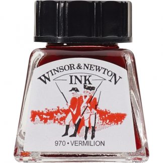 Winsor and Newton Drawing ink 14ml : Vermilion