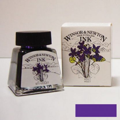 Winsor and Newton Drawing ink 14ml : Violet - Image 4