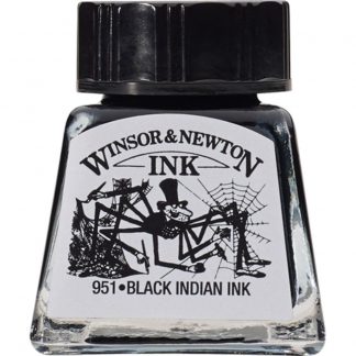 Winsor and Newton Drawing ink 14ml : Black Indian