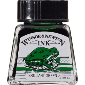 Winsor and Newton Drawing ink 14ml : Brilliant Green
