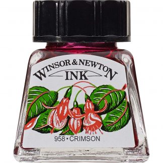 Winsor and Newton Drawing ink 14ml : Crimson