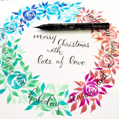 ZIG Kuretake Ultra fine tip brush pen : Ai liner - Image 4