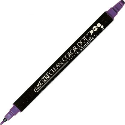 ZIG Kuretake Clean colour DOT Metallic (6/pk) - Image 7