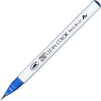ZIG Kuretake Clean Colour Real Brush Pen 037  Cornflour Blue