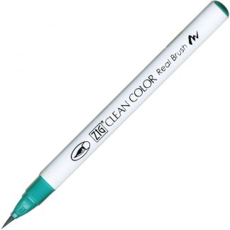 ZIG Kuretake Clean Colour Real Brush Pen 042  Turquoise Green
