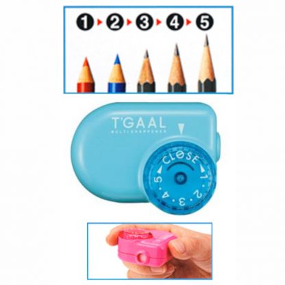 Kutsuwa T'GAAL pencil sharpener - Black (Transparent) - Image 3