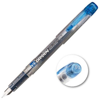 Platinum Preppy Fountain pen Fine nib 0.3mm Blue Black ink - Image 3