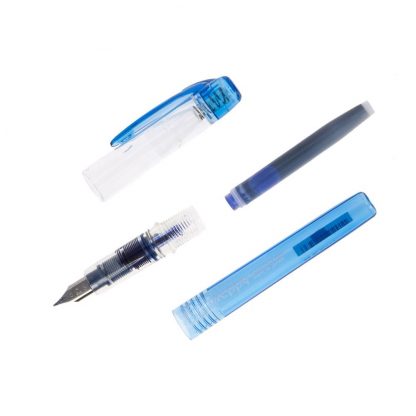 Platinum Preppy Fountain pen Fine nib 0.3mm Blue Black ink - Image 2
