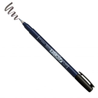 Tombow Fudenosuke Brush pen COLOUR Black (Sumi-iro) : Hard tip