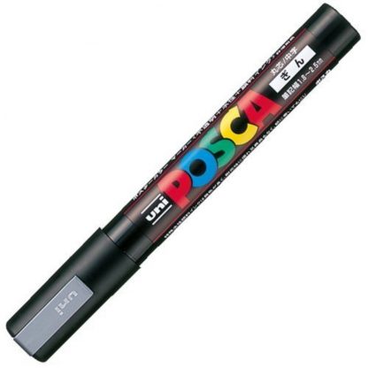 Uniball Posca Marker PC-5M : Silver