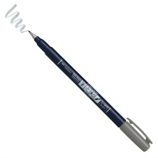 Tombow Fudenosuke Brush pen COLOUR Gray : Hard tip