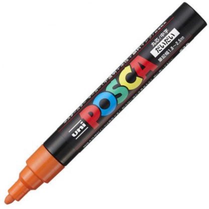 Uniball Posca Marker PC-5M : Orange - Image 2