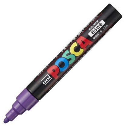 Uniball Posca Marker PC-5M : Violet - Image 2