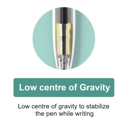 Zebra bLen Ballpoint pen 0.5mm Grey body Black ink - Image 3