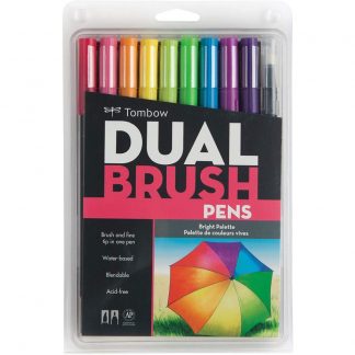Tombow Dual Brush Pen Bright colour 10 pen set