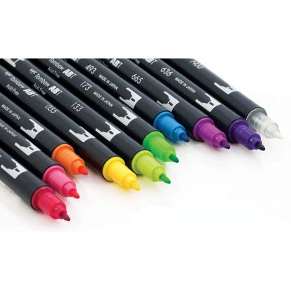 Tombow Dual Brush Pen Bright colour 10 pen set - Image 4