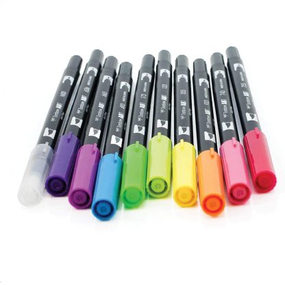 Tombow Dual Brush Pen Bright colour 10 pen set - Image 5