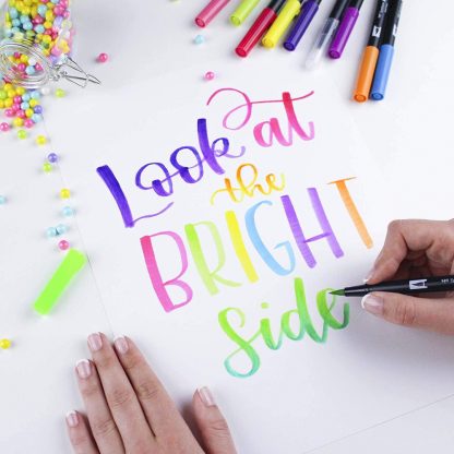 Tombow Dual Brush Pen Bright colour 10 pen set - Image 7