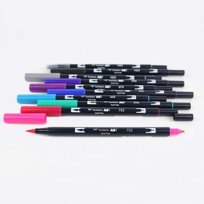 Tombow Dual Brush Pen Galaxy colour 10 pen set - Image 2
