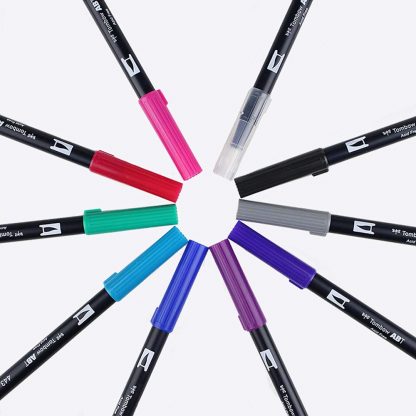 Tombow Dual Brush Pen Galaxy colour 10 pen set - Image 5