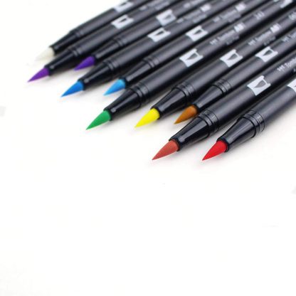 Tombow Dual Brush Pen Pastel colour 10 pen set - Image 3