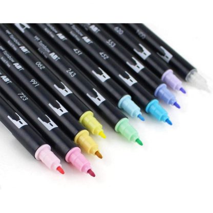 Tombow Dual Brush Pen Pastel colour 10 pen set - Image 4
