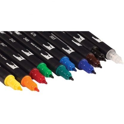 Tombow Dual Brush Pen Primary colour 10 pen set - Image 4