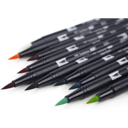 Tombow Dual Brush Pen Tropical colour 10 pen set - Image 3