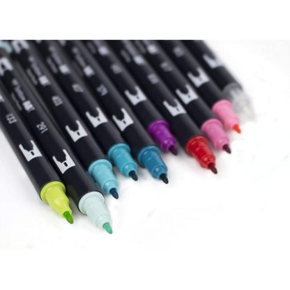 Tombow Dual Brush Pen Tropical colour 10 pen set - Image 4
