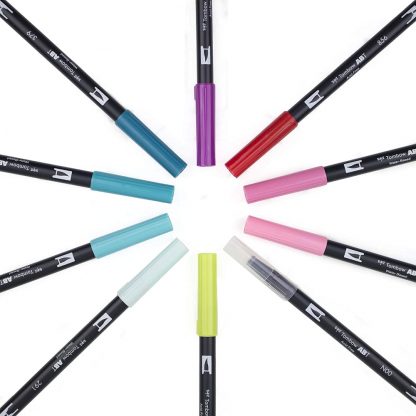 Tombow Dual Brush Pen Tropical colour 10 pen set - Image 5