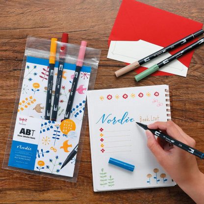 Tombow Dual Brush Pen Nordic colour 6 pen set - Image 3