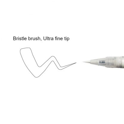 ZIG Kuretake Ultra fine tip White brush pen - Image 3