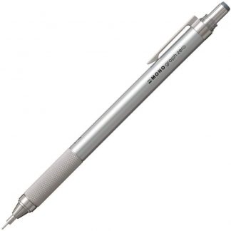 Tombow Mono Graph Zero Mechanical pencil 0.5mm Metallic Silver barrel