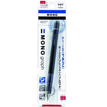 Tombow Mono Graph Mechanical pencil 0.5mm Black barrel - Image 2