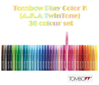 Tombow Play colour K (A.K.A Twintone) 36 pen set