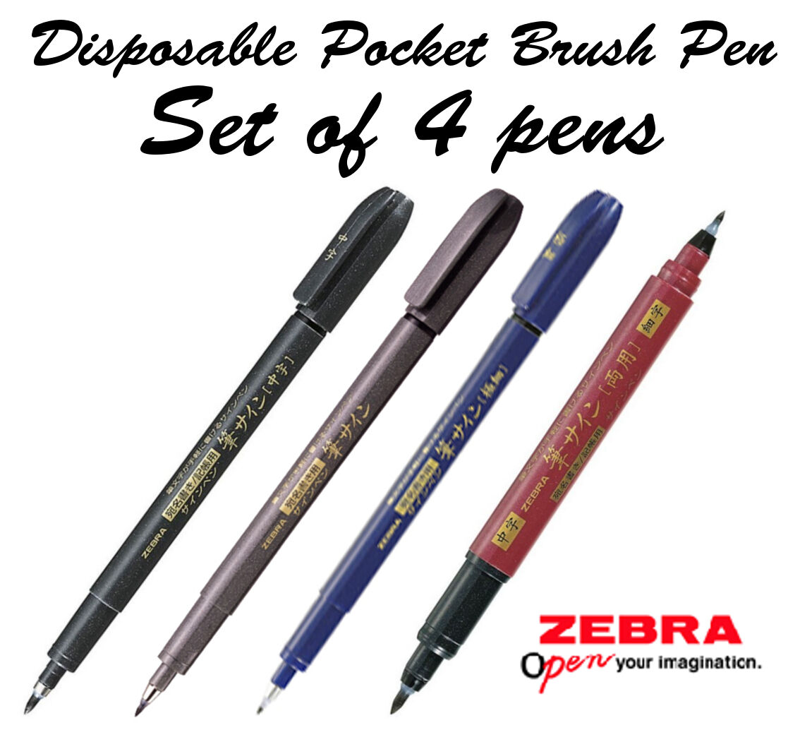 Zebra Zensations Double-Ended Brush Pen