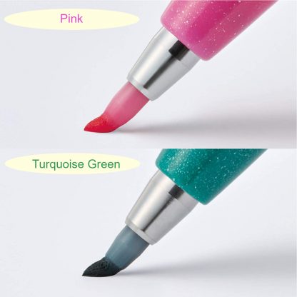 Pentel Fude Touch sign brush pen 18 colour set - Image 4