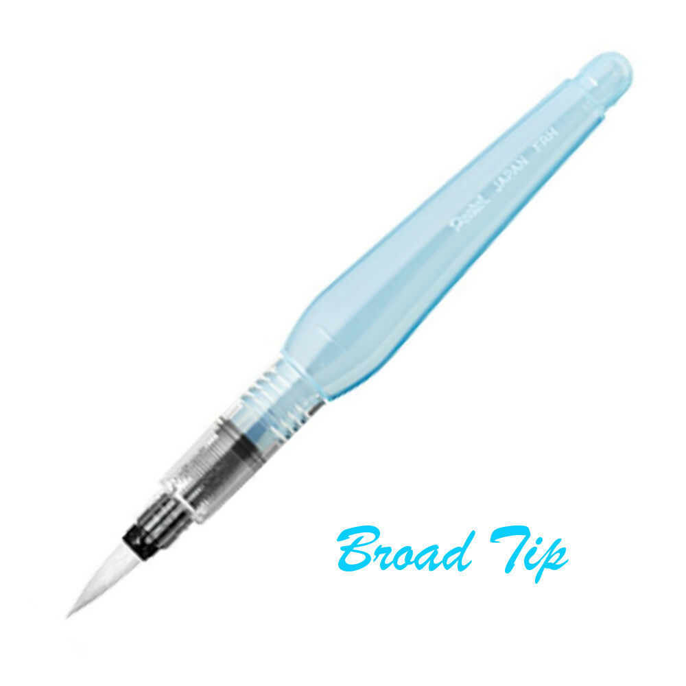 Pentel Aquash Water Brush 4 Pen set - Fine, Medium, Broad and Flat - Image 3