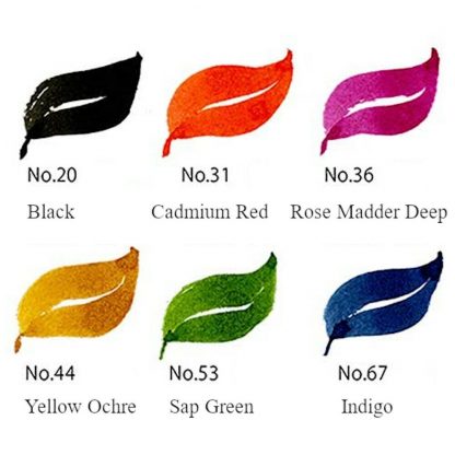 ZIG Kuretake Cambio Tambien 6 colour brush pen set B - Image 3
