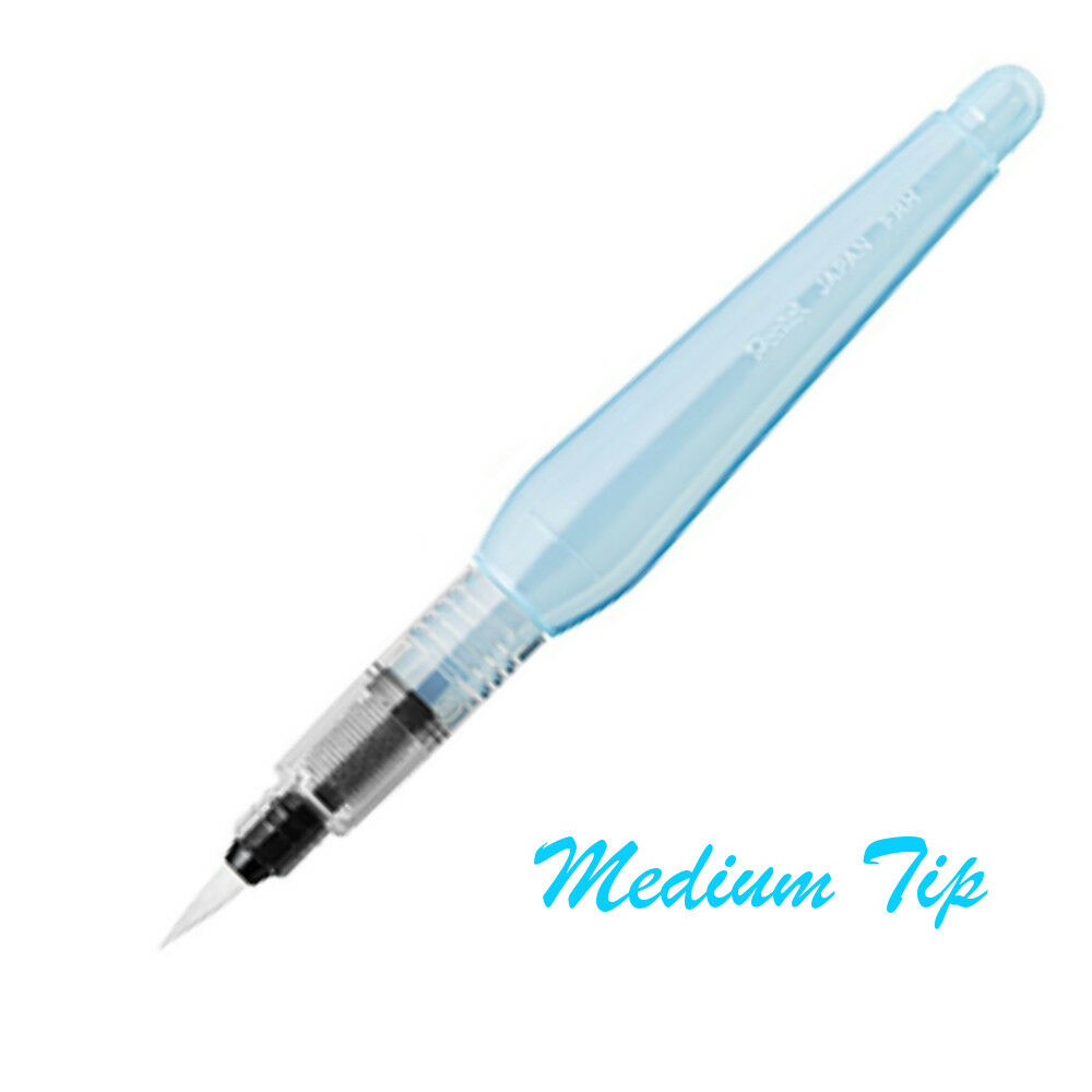 Pentel Aquash Water Brush 4 Pen set - Fine, Medium, Broad and Flat - Image 4