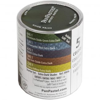 PanPastel Starter Set - Extra Dark Shades (5 Color) Ref. 30056