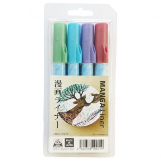 East-Hill (ZIG Kuretake) Manga Liner (4/pk) 4VX set