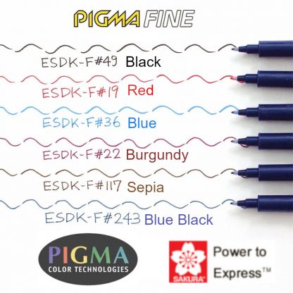 Sakura Pigma Fine Black pen - Image 3