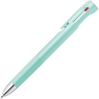 Zebra bLen 3C 3 colour ballpoint pen 0.5mm (Black, Red and Blue colour ink) Blue Green Barrel
